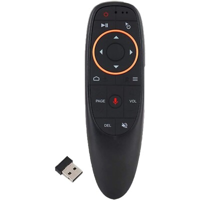 2,4G Wireless Air Mouse mit Sprachsteuerung und 6-Achsen-Gyroskop für Smart TVs