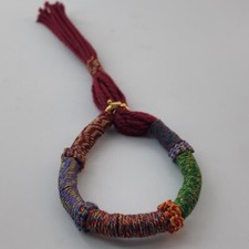new color Handmade Tibetan Braided Cotton Copper Lucky Rope Bracelet Unisex