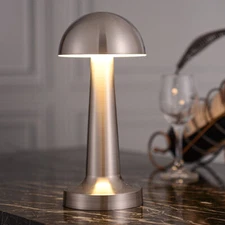 Dimmable LED Desk Light Touch Sensor Table Bedside Reading Lamp USB Rechargeable
