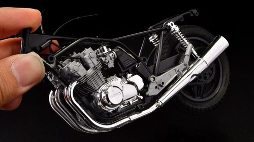 Tamiya 1/12 Moto Serie Nº6 Honda CB750F Plástico Modelo Kit Japón Nuevo - Imagen 5 de 13