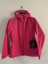 Mammut Women's Kento Hardshell Waterproof Jacket Pink L, New With Tag's Rrp £200