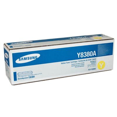 Original Samsung CLX-Y8380A Yellow Toner, New B