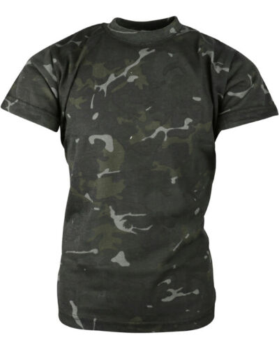T-Shirt Kombat UK Kinder Armee Tarnung taktischer Kampf, BTP, BTP schwarz & DPM - Bild 8 von 10