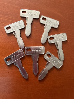 Lot of 7 New ILCO CC1 Golf Cart  Keys For Duplicates