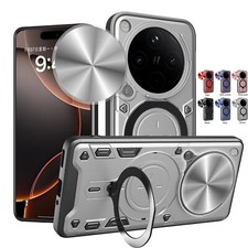 Slide Camera Protec Back 360 Ring stand Cover Case For Honor X60 Pro / X9c 5G