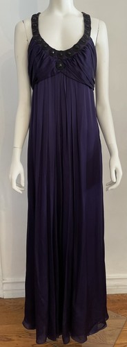 Temperly London Full Length Gown Purple 8