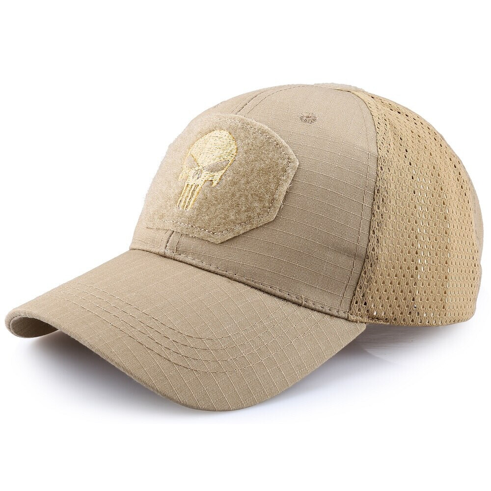 Camouflage Baseball Cap With Skull USA Tactical Operator Army Military Camo Hat