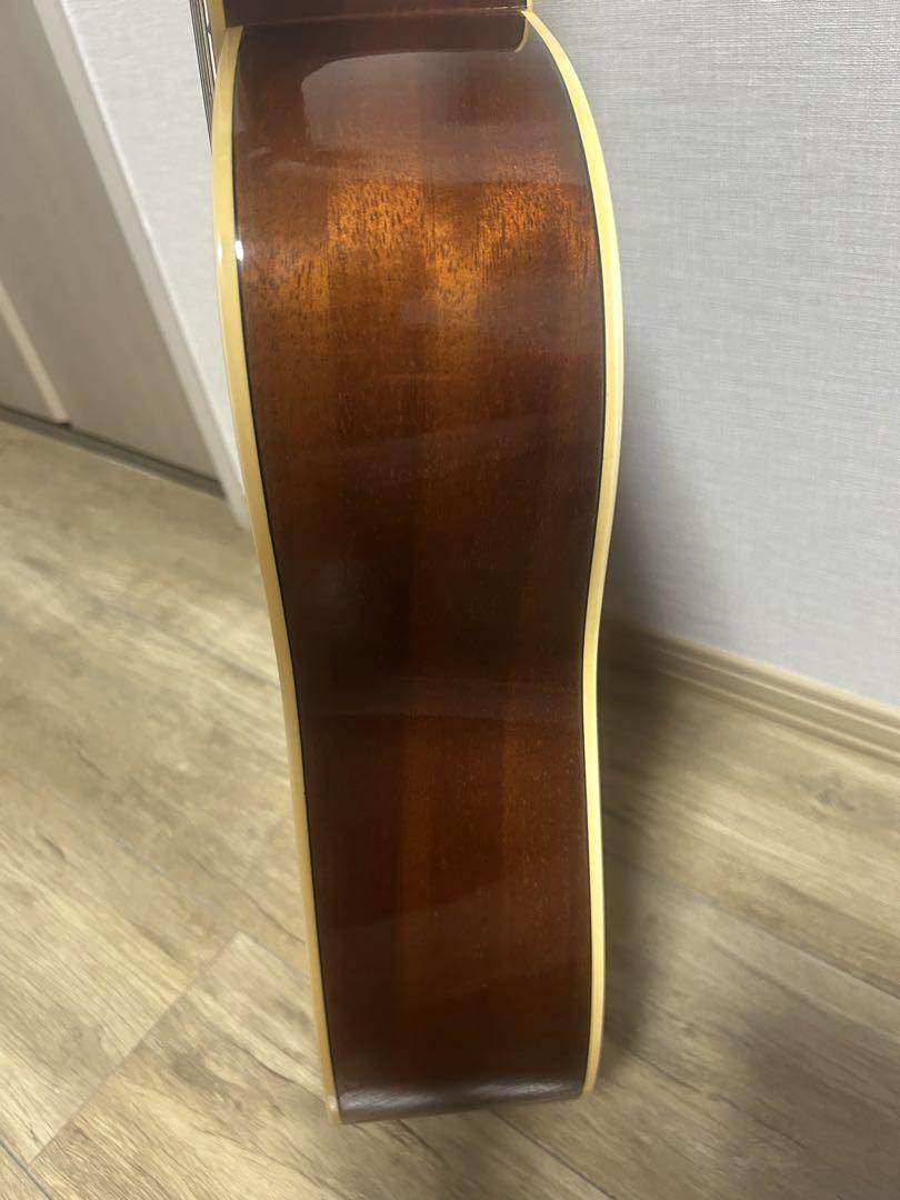 Acoustic Guitar Yamaha FG-200D Natural Made in Japan with Leather
