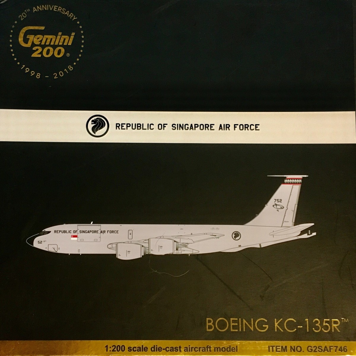 航空機・ヘリコプター Gemini 200 Boeing KC-135R 1/200 1/200 Boeing KC-135 Stratotanker Kansas Air National Guard