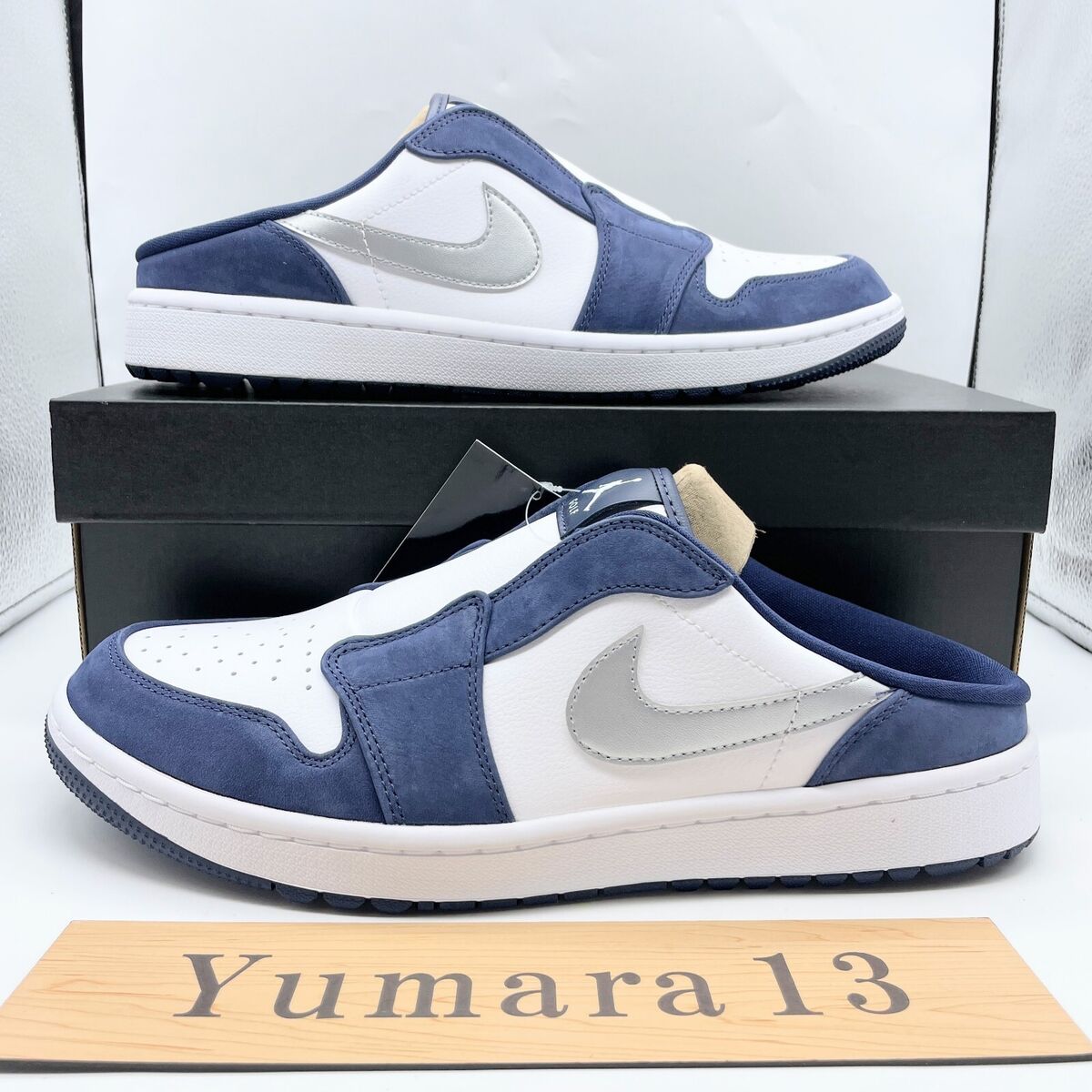Nike Air Jordan 1 Mule Golf Midnight Navy FJ1214-102 Men's Nike Air Jordan 1 Mule Golf Midnight Navy FJ1214-102 Men's