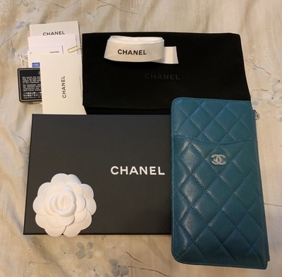 chanel phone holder wallet