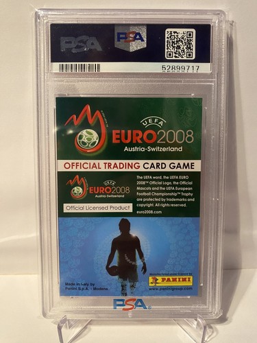 2008-09 Panini UEFA Euro TCG David Silva #148 PSA 9 Mint *POP 2* - Spain - Picture 2 of 3