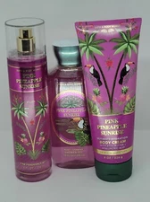 Bath & Body Works Pineapple Sunrise Mist Shower Gel and Body Cream