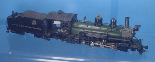 MA HOn3 BLACKSTONE D&RGW K-27 #462 GREEN BOILER ROYAL GORGE HERALD W/ DCC SOUND