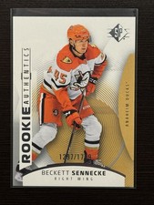 2025-26 SP Hockey - Beckett Sennecke #108 ROOKIE AUTHENTICS /1749 (RC)