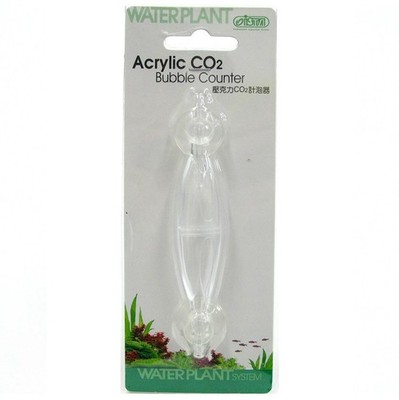 Ista Mini Acrylic CO2 Bubble Counter for Planted Freshwater Aquariums Tank