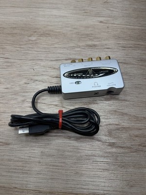 Behringer  U-Phono UFO202 USB Audio Interface with Phono Preamp FOR PARTS!