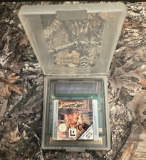 THQ Indiana Jones and the Infernal Machine Nintendo Game Boy Color & case