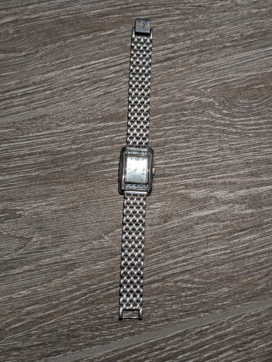 Ecclissi Rectangle Sterling Silver Case Wristwatches for 