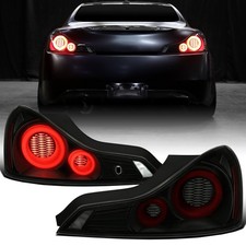 for Infiniti G37 Q60 Coupe Full LED Tail Lights Animated Sequential Signal Pair