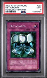 Metalmorph FMR-003 Forbidden Memories Prismatic Secret Rare Holo Yugioh Card