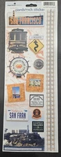 Paper House Cardstock Stickers of San Francisco 