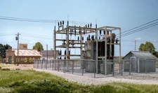 Woodland Scenics HO Scale Utility System Electrical Power Substation (Assembled)