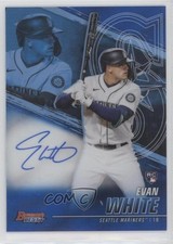 2021 Bowman's Best of Blue Refractor 138/150 Evan White #B21-EW Auto 0zg4