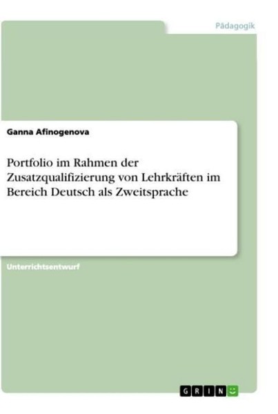 Portfolio Im Rahmen Der Zusatzqualifizierung Von LehrkräFten Im Bereich Deutsch-image