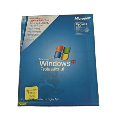 Microsoft Windows XP Professional Upgrade SP2 Big Box PC Software CD Key AS-IS