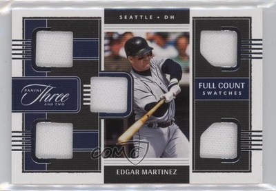 2022 Panini Three and Two Full Count Swatches 25/49 Edgar Martinez HOF 16az