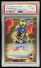 2023 Bowman University Best JJ McCarthy Auto Gold Refractor #/50 PSA 9