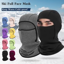 Balaclava Ski Face Mask Winter Windproof Fleece Warm Head Cover for Cold Weather