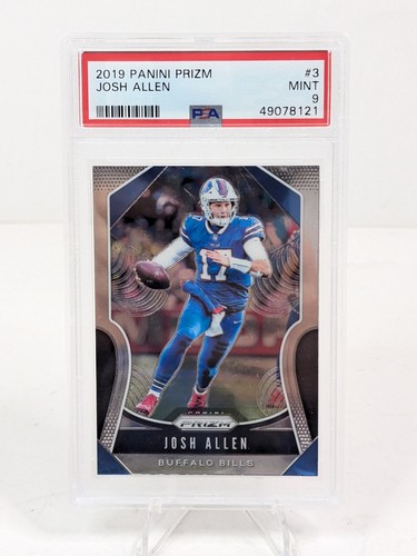Panini Prizm Josh Allen #3 PSA 9 2019 come nuovo 2° anno argento - Foto 2 di 2