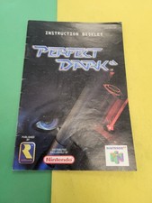 Perfect Dark - 2000 Nintendo 64 N64 - Instruction Manual