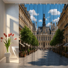 Stylish Modern Shower Curtain for Bathroom Decor