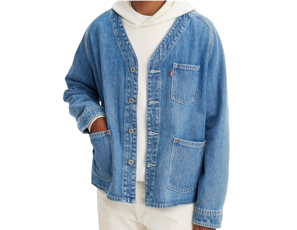 NEW* Size XL - LEVIS - Mens Union Engineer Jacket Denim Cardigan