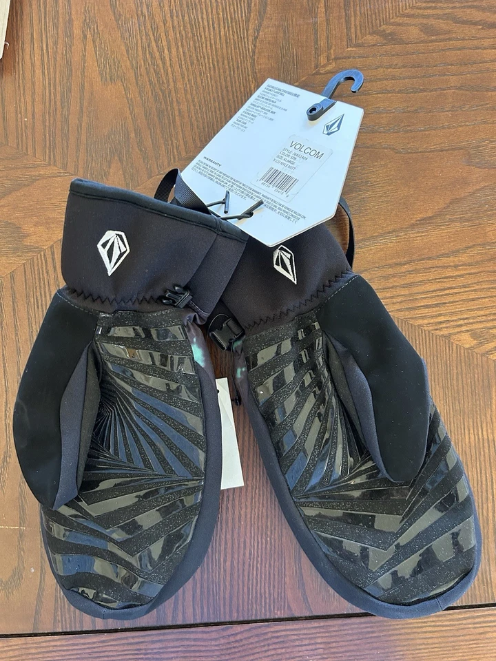 NUEVO CON ETIQUETAS Para Hombres XL Volcom V.Co Nyle Guante Guante Negro Verde Galaxy SPB Snowboard Esquí Foto 2 de 4