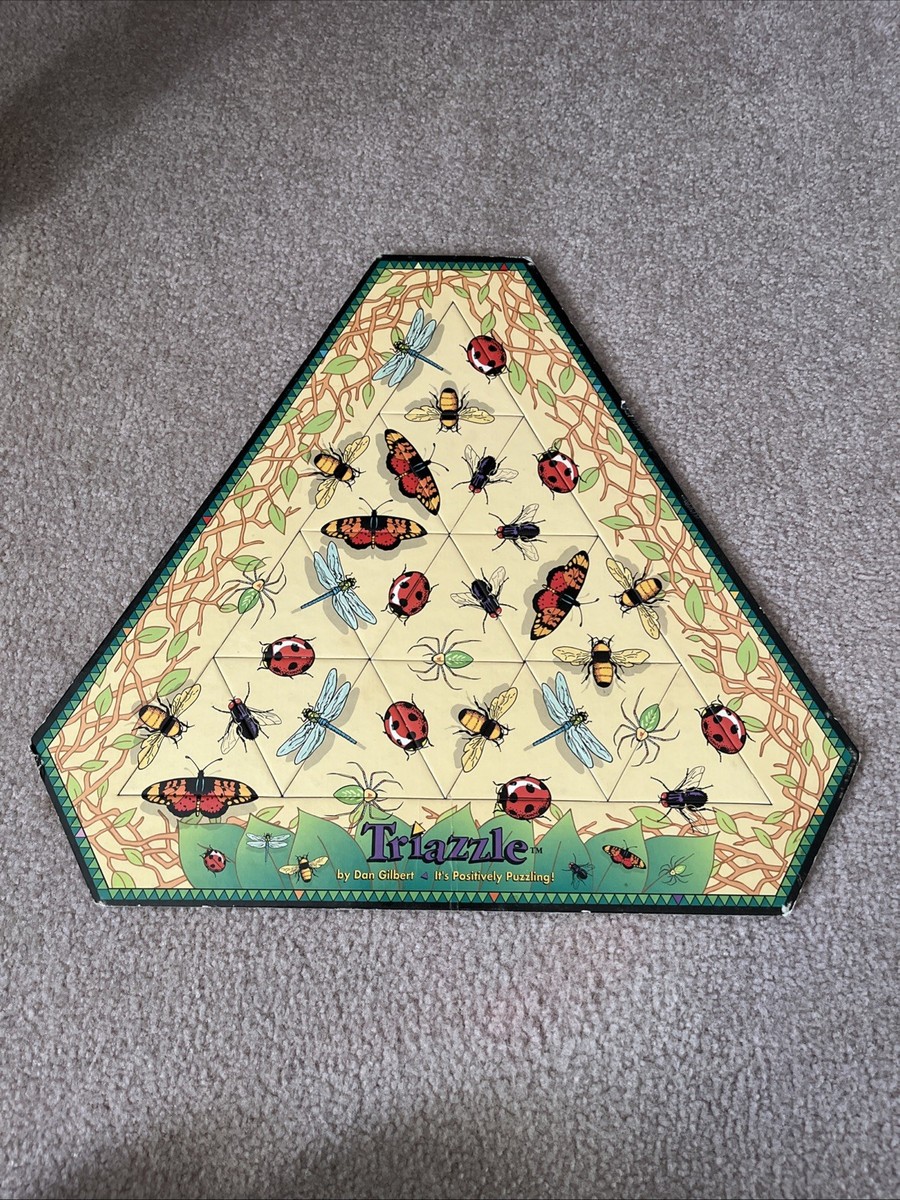 1991 Triazzle Puzzle Bugs And Butterflies Dan Gilbert Positively