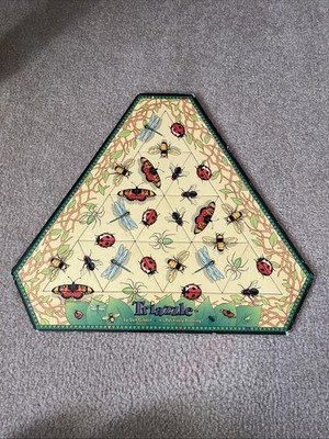 1991 Triazzle Puzzle Bugs And Butterflies Dan Gilbert Positively