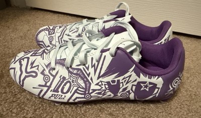 PUMA Kids Boys Tacto Ii X Cp10 Soccer Cleats Cleated Firm Ground Purple size 2
