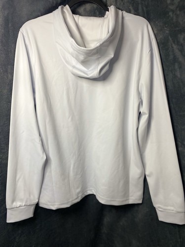 New, Penguin Sport, Brilliant White Long Sleeve Hoodie Sweater, Small For Men. - Picture 5 of 5