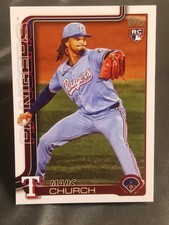 2025 Topps Update Series #US227 Marc Church (RC) Texas Rangers 