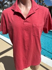 Rodd  Gunn Pink Pocket Cotton Golf Short Sleeve Polo Shirt Mens L Large NZ