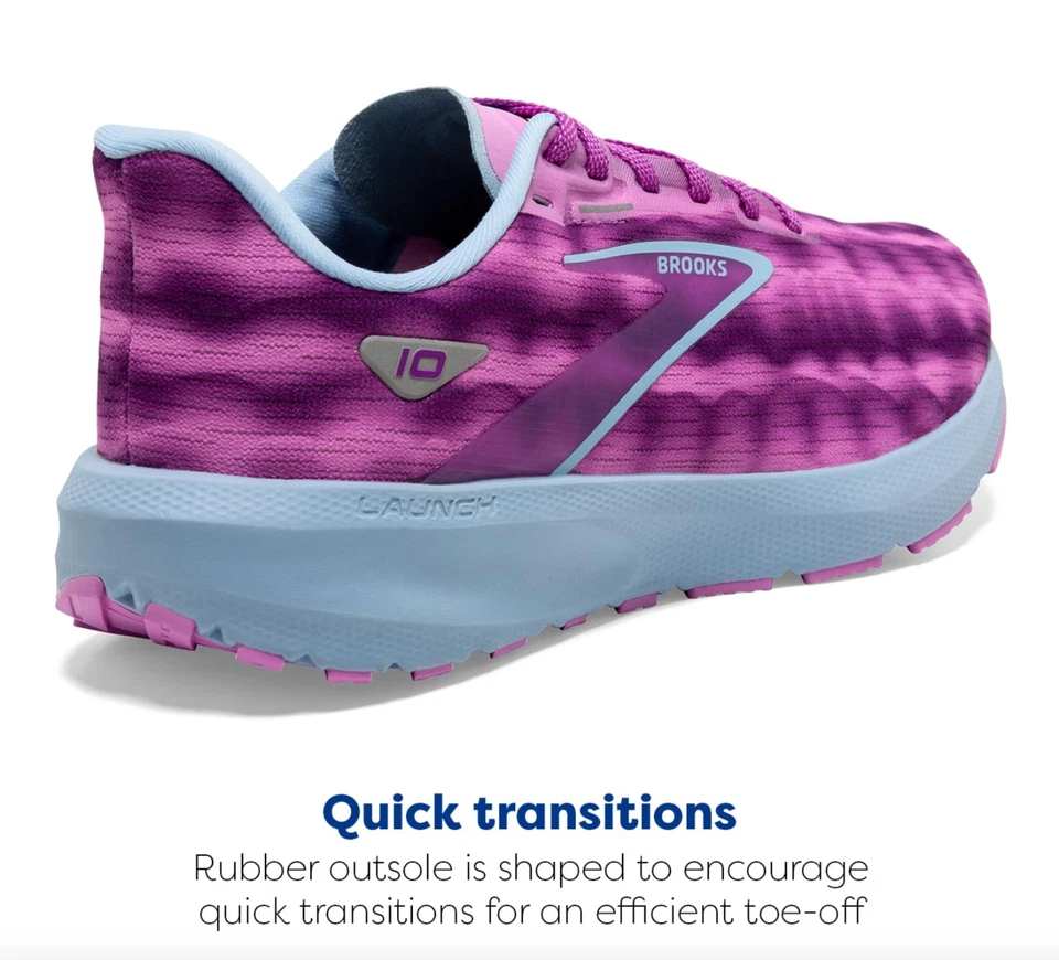 Brooks Women's Launch 10 Neutral Running Shoe -US 10 (M)-RARE COLOR, MSRP $130 - Image 4 of 4