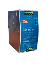 Mean Well NDR-240-24 Power Supply 24V 10A DIN Rail