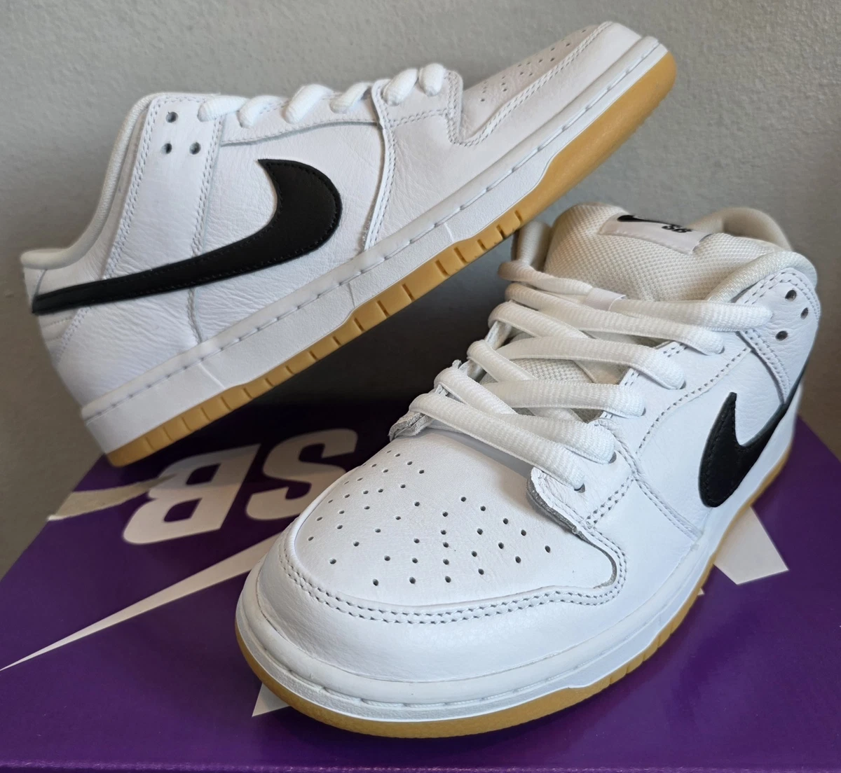 Nike SB Dunk Low White Gum for Sale | Authenticity Guaranteed | eBay
