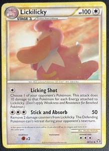 Lickilicky 38/102 Pokemon English HeartGold & SoulSilver Triumphant 2010