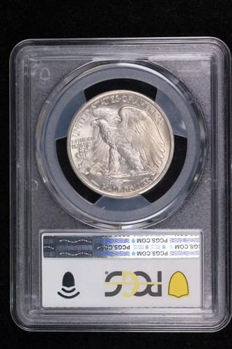 1935 P Half Dollars Liberty Walking PCGS MS-66 - Bild 2 von 4