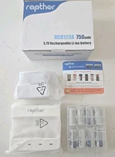 8pcs x 3.7V CR123A 16340 Rechargeable Lithium Batteries Li-ion Battery + CHARGER